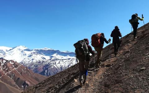 Ascenso Cerro Penitentes - Cordillera de los Andes