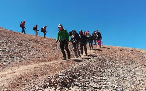 Ascenso Cerro Penitentes - Cordillera de los Andes
