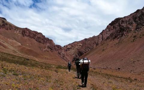 Ascenso Cerro Penitentes - Quebrada de Vargas