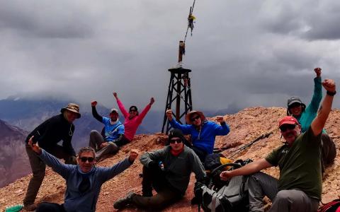 Ascenso Cerro Penitentes - Cordillera de los Andes