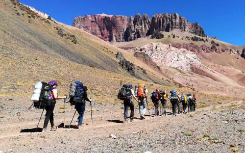 Ascenso Cerro Penitentes - Cordillera de los Andes