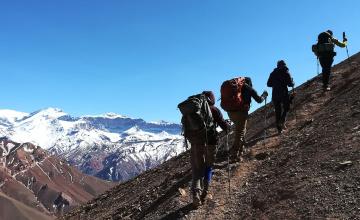 Ascenso Cerro Penitentes - Cordillera de los Andes