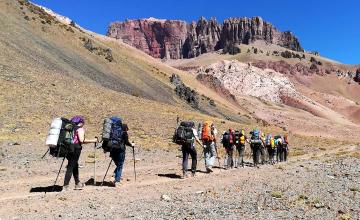 Ascenso Cerro Penitentes - Cordillera de los Andes