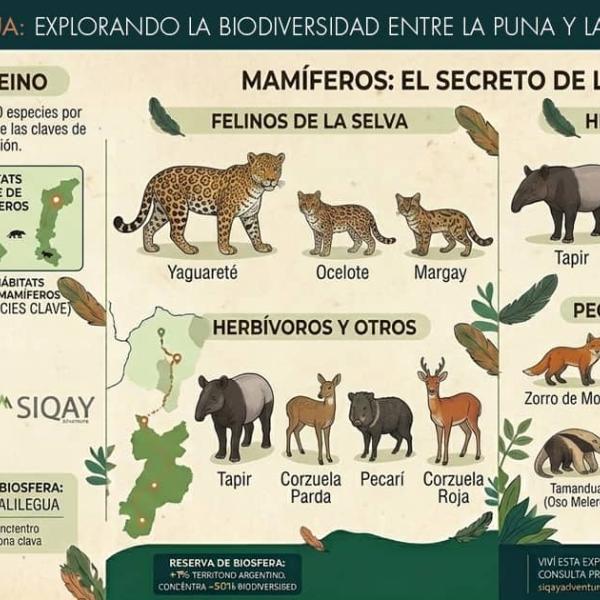 tilcara calilegua fauna mamiferos