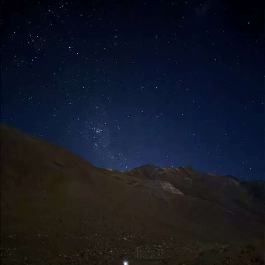 Noche en el Cerro Wanda