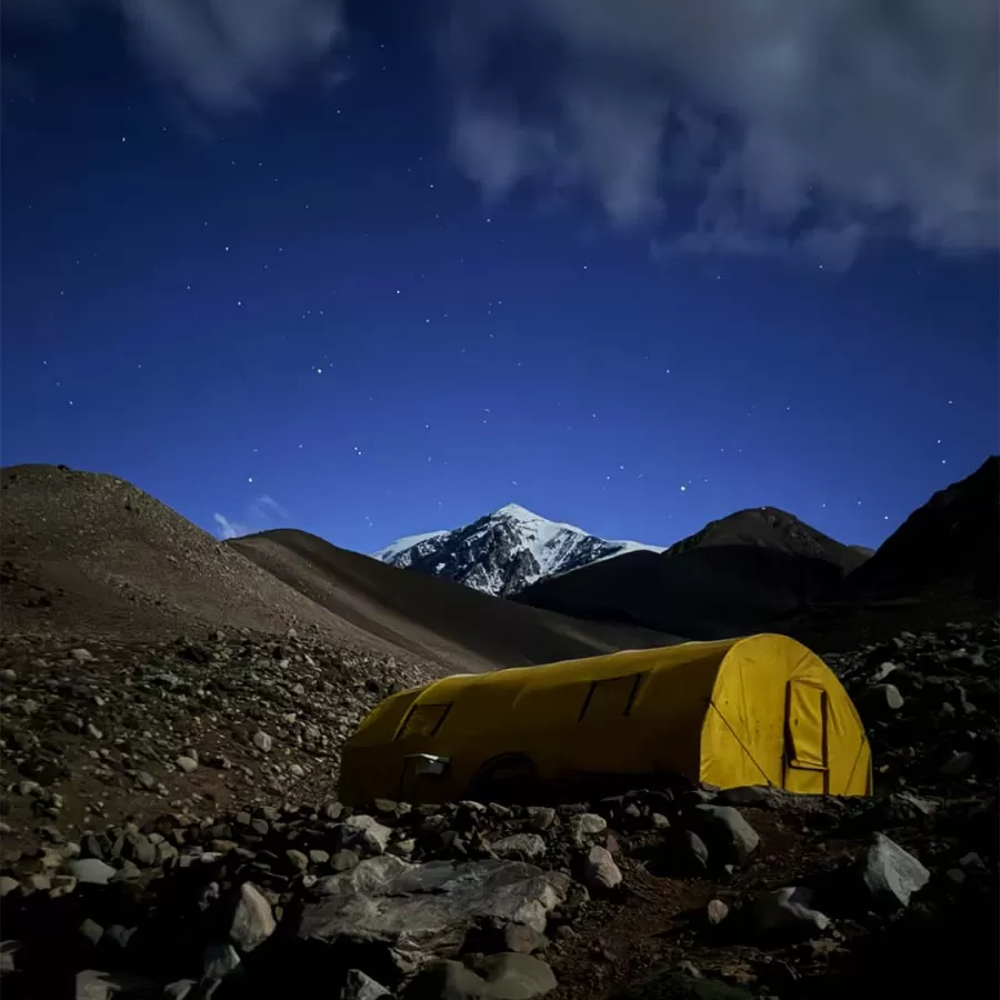 Cerro Mercedario - Campamento Guanaquitos