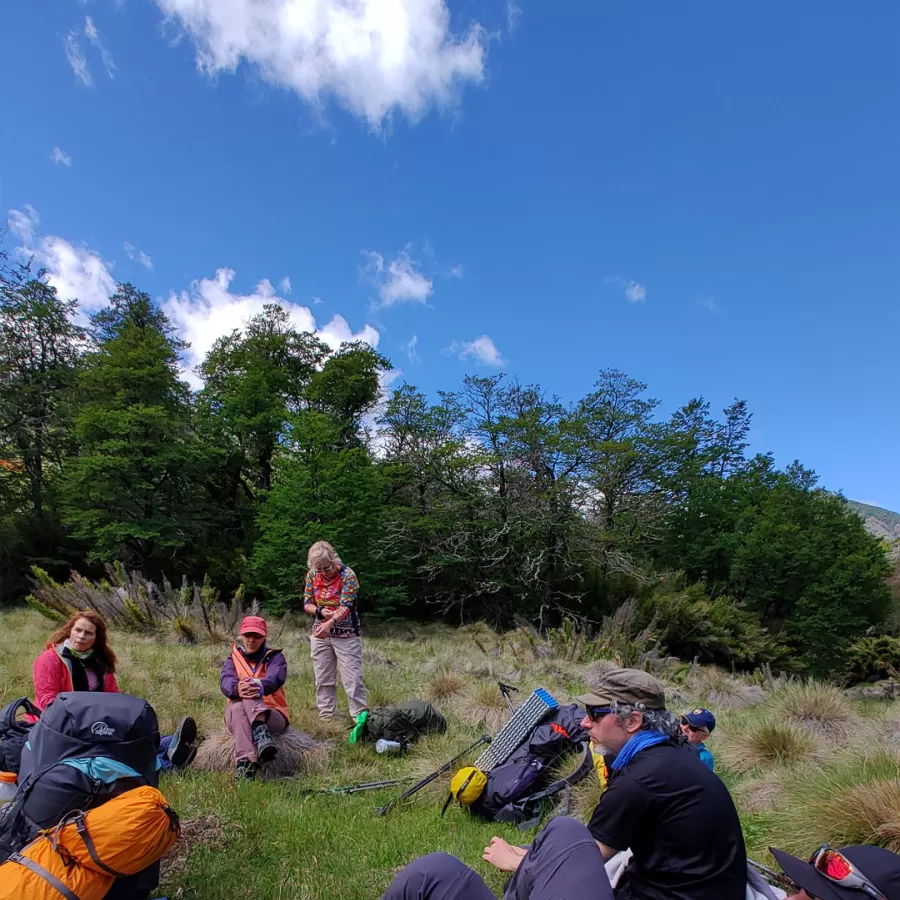 Sendero trekking Auquinco